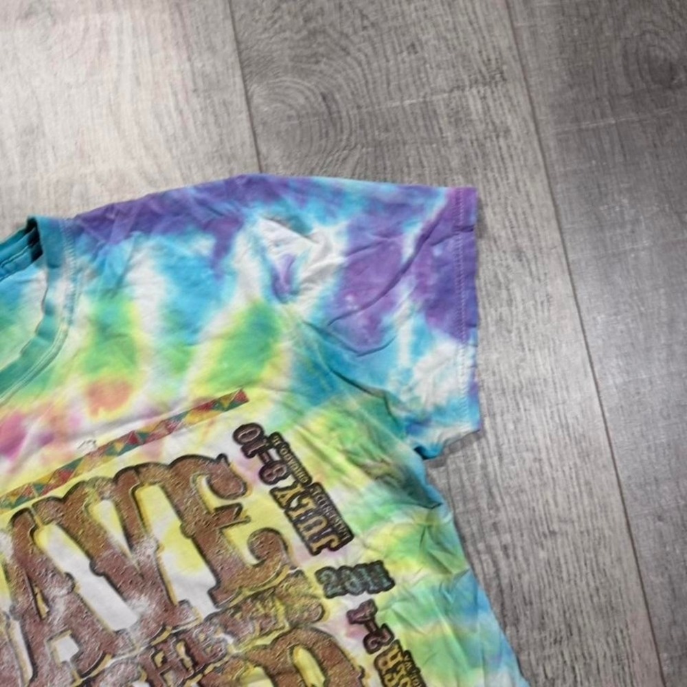 2010s emo grunge distressed Grateful Dead style Dave Mathew's band Tee - Picture 3 of 8